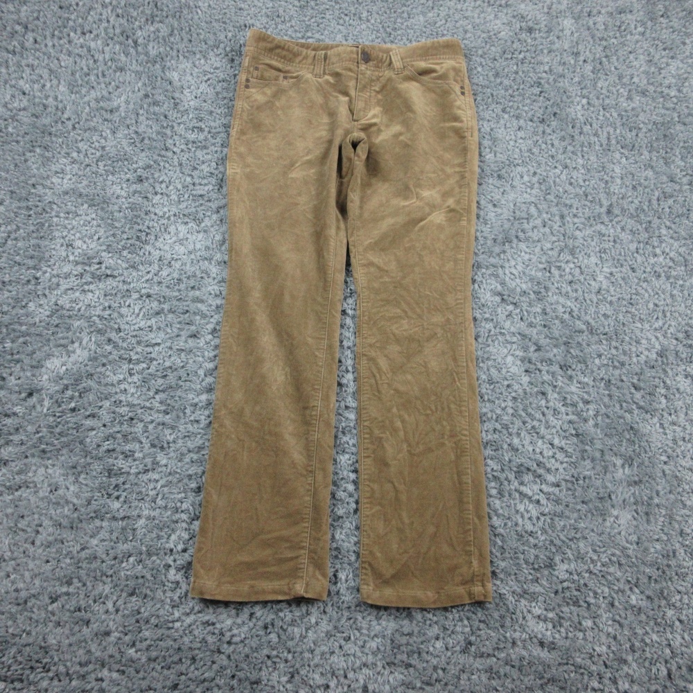 Massimo Dutti Pants Womens 40/30 Brown Corduroy Straight Made in Portugal 32x30*